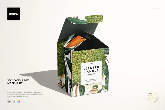 Candle Box Mockup