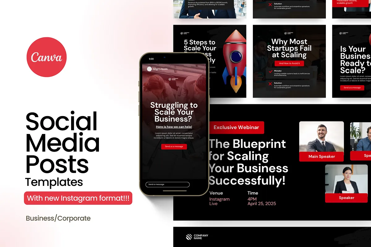 Canva Social Media Templates