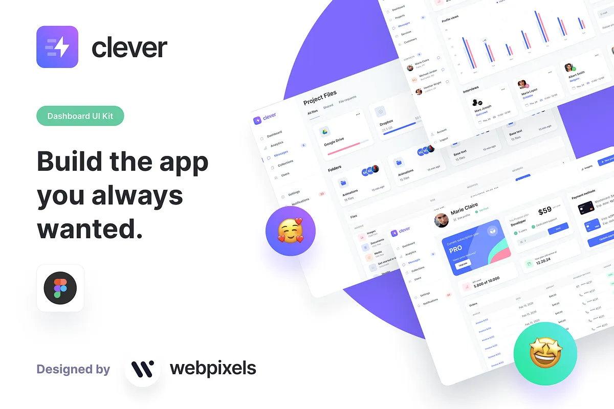 Clever Dashboard UI Kit