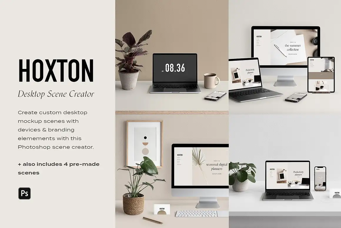 Desktop & Multi Device Mockup