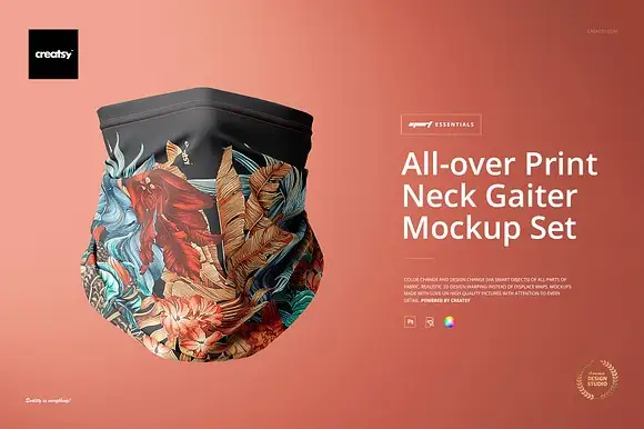 Neck Gaiter Mockup
