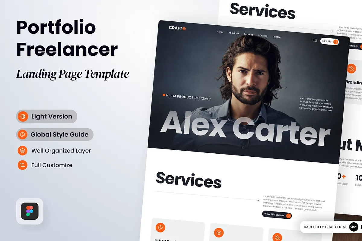 Portfolio Freelancer Landing Page