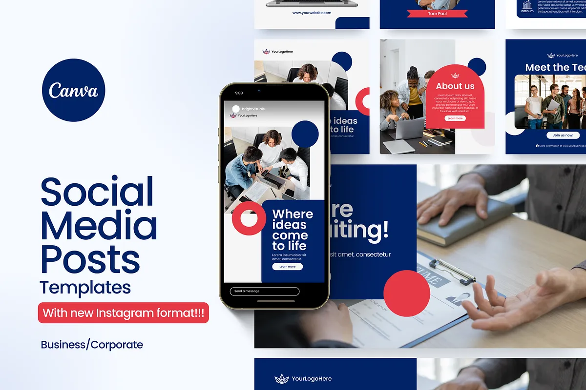 Social Media Canva Templates