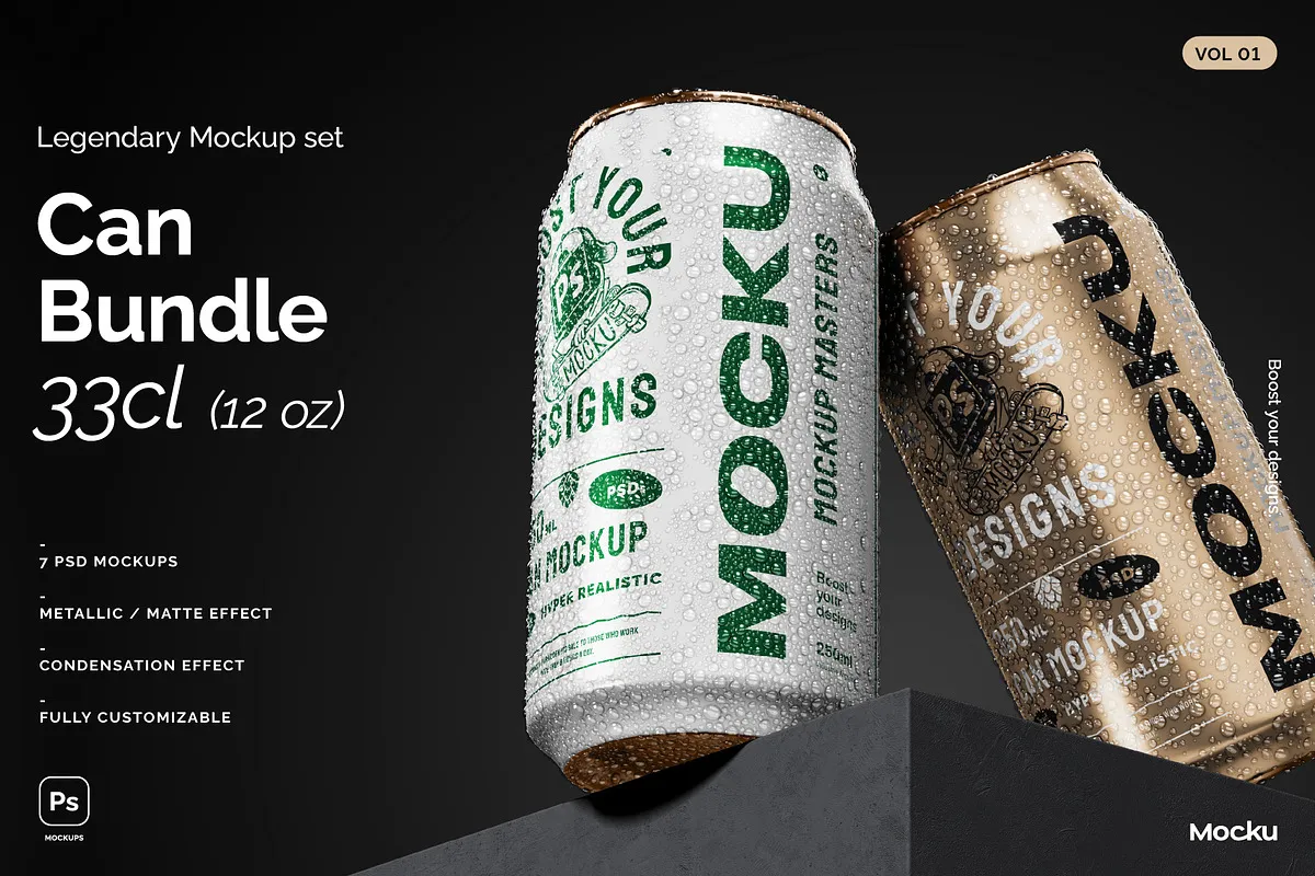 Can Bundle Mockups