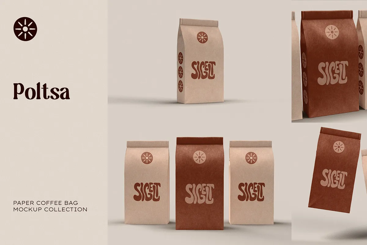 Paper Coffee Bag Template