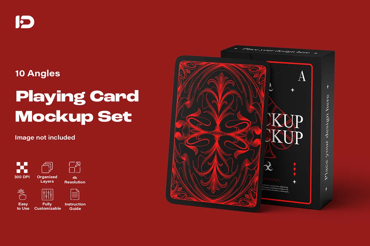 Playing Card Mockup Set