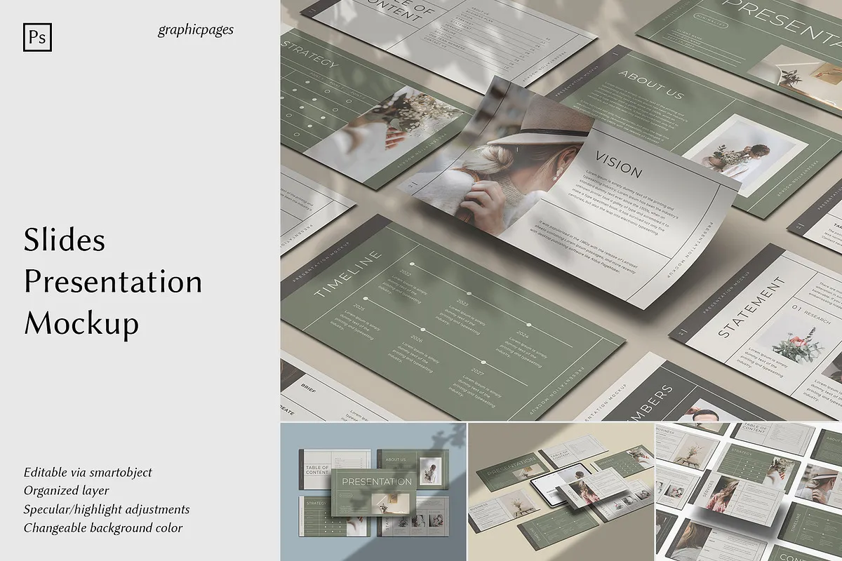 Slides Presentation Mockup