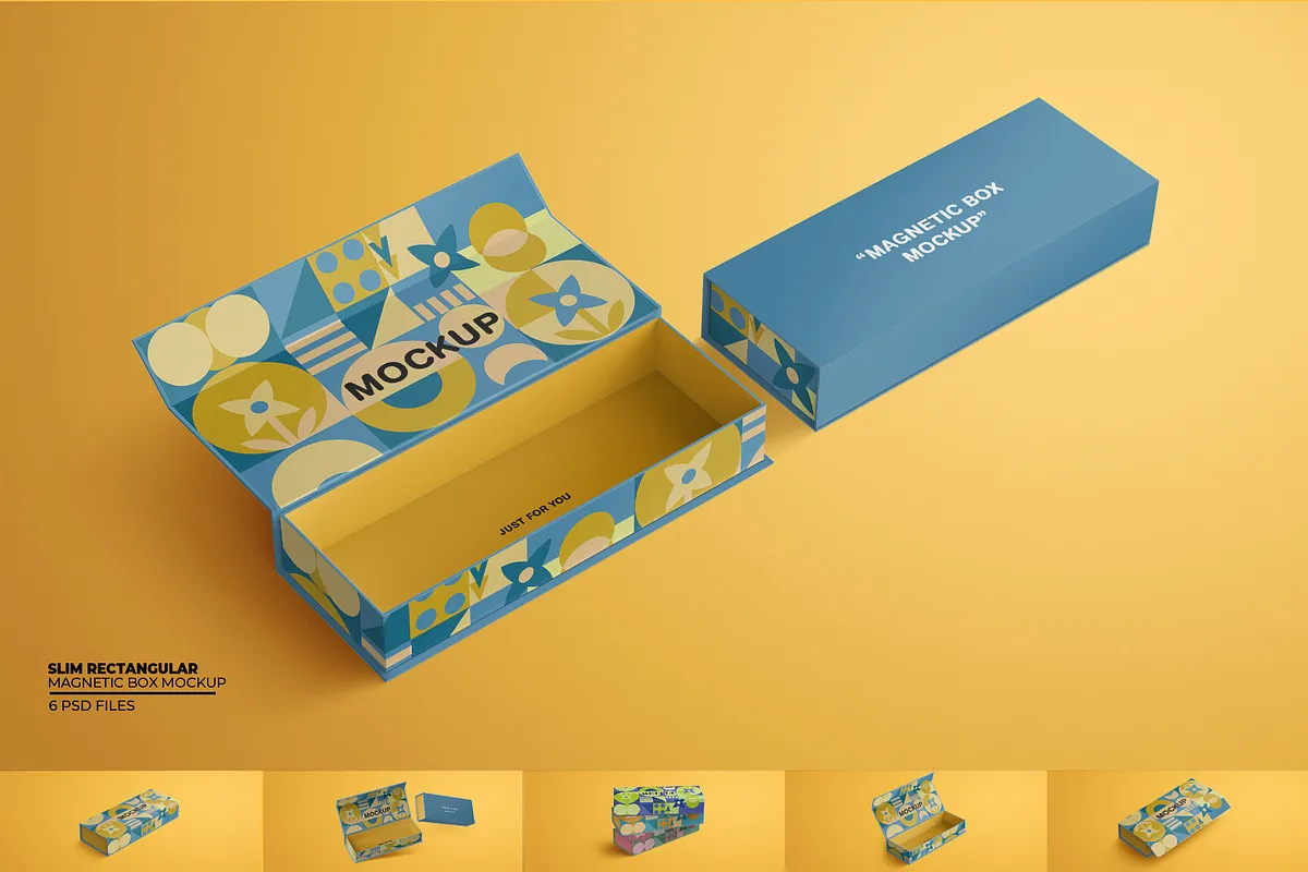 Slim Magnetic Box Mockup