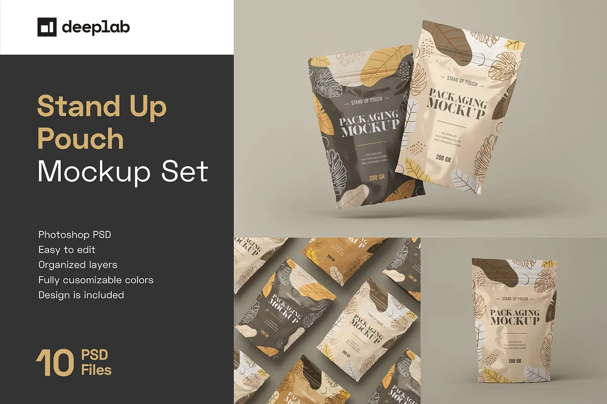 Stand Up Pouch Mockup