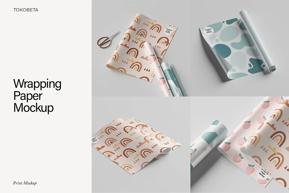 Wrapping Paper Mockup