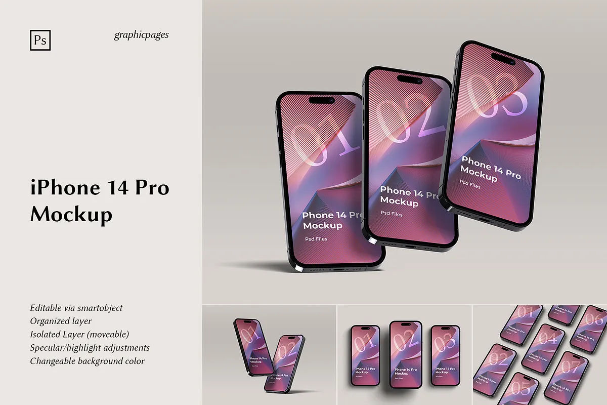 iPhone 14 Pro Mockup