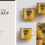 Enamel Mug Mockup Set