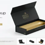 Magnetic Gift Box Mockup